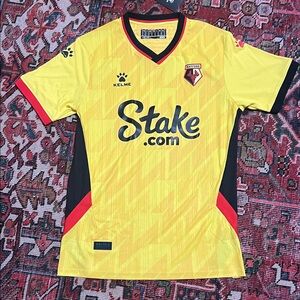 Kelme Yellow and Black Men's Soccer Jersey